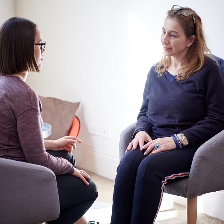 a patient with multiple sclerosis being treated by a professional physiologist in sydney